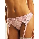 JezebelWomen'sSeductionGarterBelt,White,Medium/Large