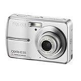 Pentax Optio E50 Digital Camera - Silver (8.0MP, 3x Optical Zoom) 2.5 LCD
