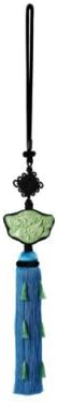 JB00536G Blossom of jade blue Silk Curtain Tassel Franz Porcelain Jean Boggio