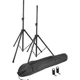 On - Stage Stands SSP7855 Professional Steel Speaker Stand Pak, Black - B0018TE15C