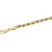 14K Yellow Gold Diamond Cut Rope - 16 inches