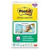 MMMSP4820HGHT - Post-it Photo Card Kit,w/ 50 Templates,20 SH/PK,High-Gloss