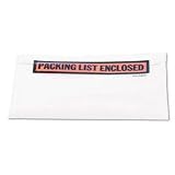354907 Packing List Envelope, 4 1/2 x 6, Clear, 1000/Bx