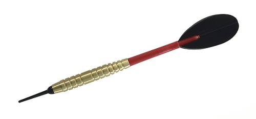 3 Nodor Soft-Tip-Darts, Javelin Brass, Nylonschaft, 18 g