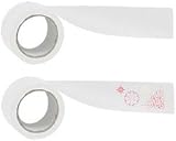 Creative Imaginations Bare Elements Multi-Purpose 1-1/4 Inch by 2 Yards Fabric Book Binding Tape, Elmer White