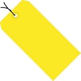 #1 Yellow Strung Tag 2 3/4' x 1 3/8' (G11012C) Category: Shipping Labels and Tags
