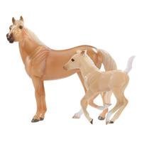 Childrens Toyshop  Toys : 1/32 Stablemates Horse & Foal Set Assorted BRY5920