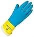 Memphis 5408S Neoprene on Latex Blue/Yellow 28mil Flock Lined MEK Chemical Resistant ...