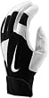 Nike GB0302 Diamond Elite Edge Batting Gloves - Adult - White/Black