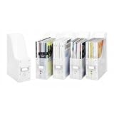Set of 5 Metro Magazine Files - Acid Free Plastic (White) (12.40