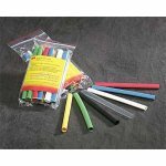 3M AdhLinedTubing, 4FtStick, PK24 - EPS-300-1-1/2-48-Black-Bulk