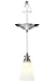 Nickel Instant Pendant Light Conversion Kit, 6Hx5.5D, STN OPL BRS NCK