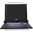 Dual Rail Rack-mountable KVM