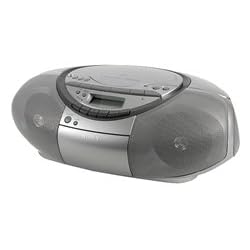 Sony CD Cassette Recorder Boom Box - Silver (CFDS350SIL)