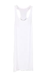 Sleeveless Tank Scoop Neck  Dress