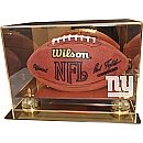 New York Giants Gold Mirror Football Display Case