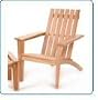 All Things Cedar AE21 Adirondack Easyback Chair (Partially Assembled)