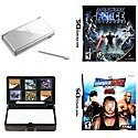 Nintendo DS Lite Game System Bundle - Star Wars: Force Unleashed and WWE SmackDown Raw 2008