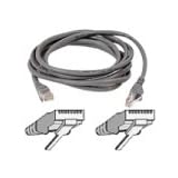 Belkin - Patch cable - RJ-45 (M) - RJ-45 (M) - 3 m - ( CAT 5e ) - grey