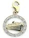 Jewelry : Cruise Ship, 14K Gold Diamond Charm