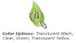 Princeton Tec Pulsar Green LED Keylight (Clear)