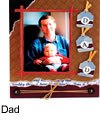 S7204 Dad 4x6 Scrapbook Frame