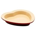 Le Creuset - Heart Shaped Collection Stoneware - Cerise Heart Shaped Baking Dish. Cerise