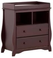 Storkcraft Carrara 2 Drawer Change Table cherry