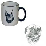 Bull Mastiff Country Mug, Porcelain by Rosalinde (12 oz.)