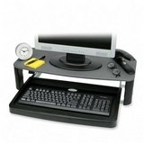 Office Products : KMW60082 - Kensington Basic Desktop Monitor Stand with Keyboard Drawer