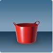 Tubtrugs Super Flexible Bucket, 3.5 Gal Sky Blue