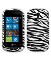 Zebra Skin Phone Protector Cover for LG C900 (Quantum)