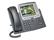 Cisco Unified IP Phone 7975G - VoIP phone - SCCP, SIP - silver, dark gray - with 1 x user license