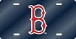 Boston Red Sox Laser Cut Blue License Plate - SET OF 6 - Sports Merchandise