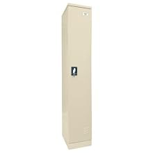 Sandusky Lee KDCL7212/1-07 Putty Powder Coat Paint Steel SnapIt Full Length Locker, 72" Height x 12" Width x 18" Depth, 3 Shelves