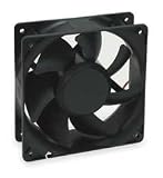 Dayton 2RTJ7 Axial Fan, 4 3/4 In Sq, 170 CFM, 24 V DC Dayton 2RTJ7 Axial Fan, 4 3/4 In Sq, 170 CFM, 24 V DC