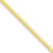 14k 3.0mm Silky Herringbone Chain Necklace - 16 Inch