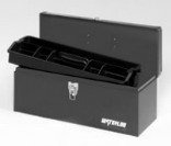 Waterloo HM1930 19-Inch Long by 7-Inch Wide by 7-1/2-Inch High Steel Tool Box with Plastic Tote Tray
