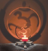 Om Symbol Romantic Projection the Wall