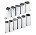 Armstrong 15-740 11pc 3/4 Drive 12pt Fractional Deep Socket Set