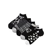 5 Pairs of Freshfeet™ Cotton Rich Butterfly Trainer Liner Socks