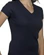 Ladies' Cap Sleeve V-neck T-Shirt