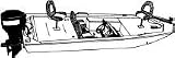 CARVER INDUSTRIES INC JON STYLE BASS BOAT TRAILERABLE BOAT COVERS POLY GUARD 6 OZ POLYESTER DUCK FABRIC - OUTBOARDMax C/L Beam: 15' 6'-70' / Color: Gray