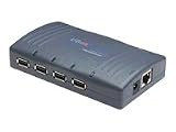 UBox 4100 4 Port USB Device Server, 115VAC