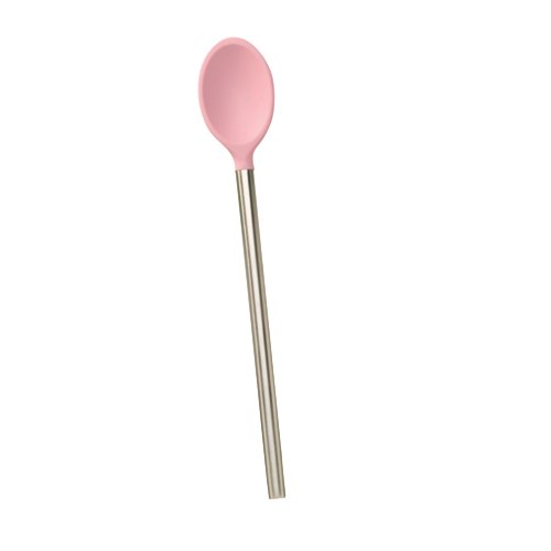 Childrens Toyshop  Kitchen & Housewares : Tovolo Pink Solid Silicone Spoon, 14 Inch