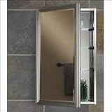 Nutone Studio V, Stainless Steel Medicine Cabinet with Mirror - S568N244SS S568N244SSWHP - colo S5
