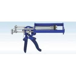 Wellmade Tool 4020 Dual Cartridge Caulking Gun - Hand Operated - 100 ml capacity by Wellmade Tool