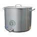 15 Gal Home Beer Brewing Kettle w/ Valve & Thermometer