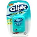 Glide Comfort Plus Dental Floss, Mint, 43.7-Yard Dispenser (Pack of 6)