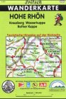  : Hohe Rh&ouml;n 1 : 35 000. Fritsch Wanderkarte: Kreuzberg, Wasserkuppe, Rother Kuppe. Touristische Hinweise